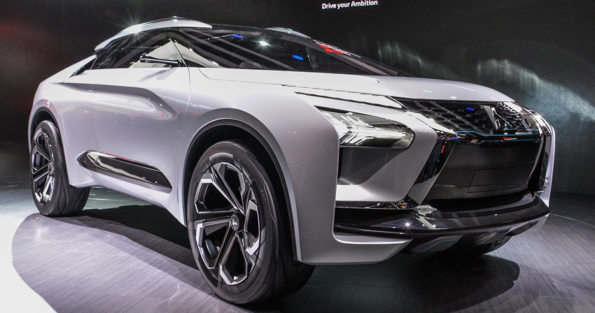 Cận cảnh chi tiết Mitsubishi E-Evolution Concept SUV công nghệ cao 