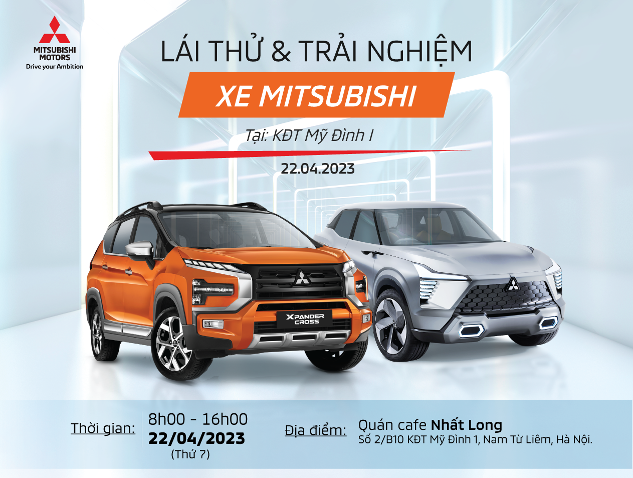 Lái thử &#038; Trải nghiệm xe Mitsubishi tại khu đô thị Mỹ Đình I