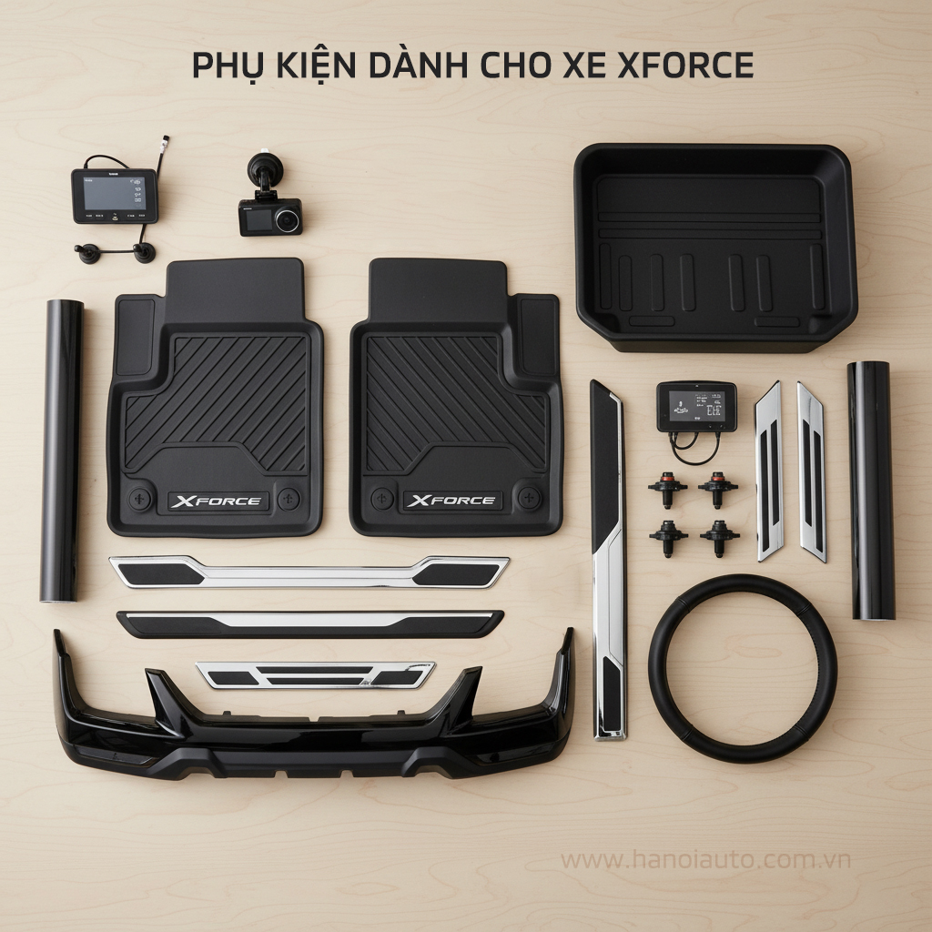 Tổng hợp phụ kiện chính hãng cho Mitsubishi Xforce: Nâng tầm cá tính và sự tiện nghi