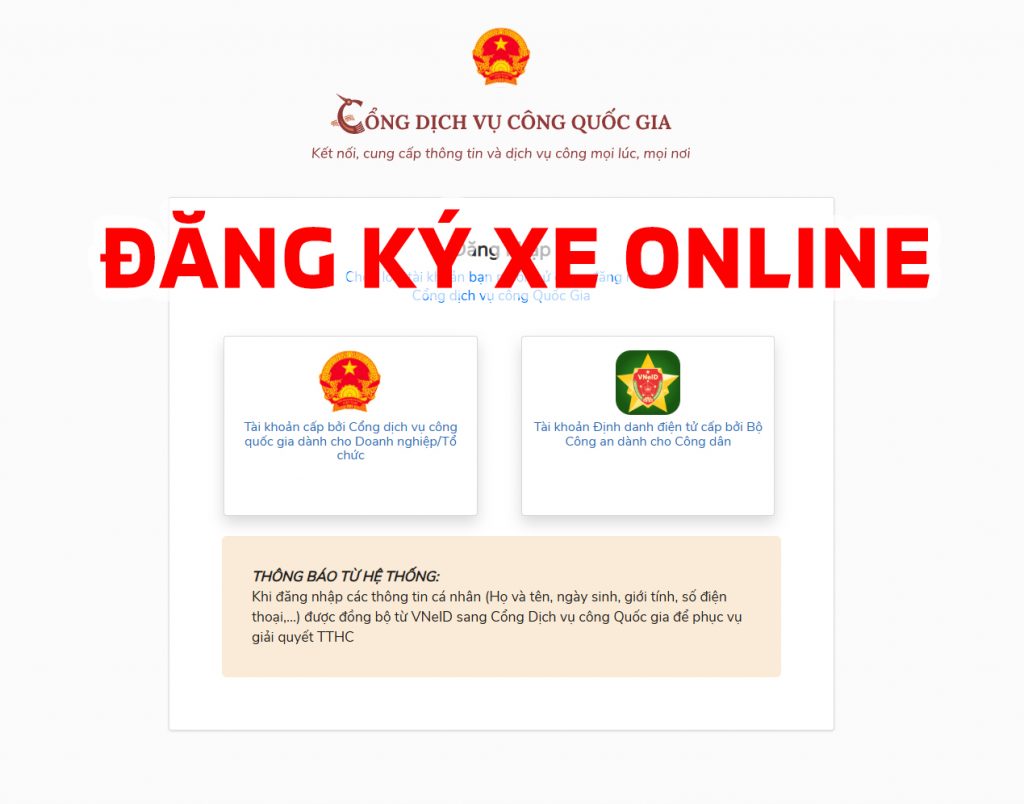 Hướng Dẫn Chi Tiết Đăng Ký Xe Online (Nộp Thuế Trước Bạ, Bấm Biển Số) Ô Tô Năm 2025