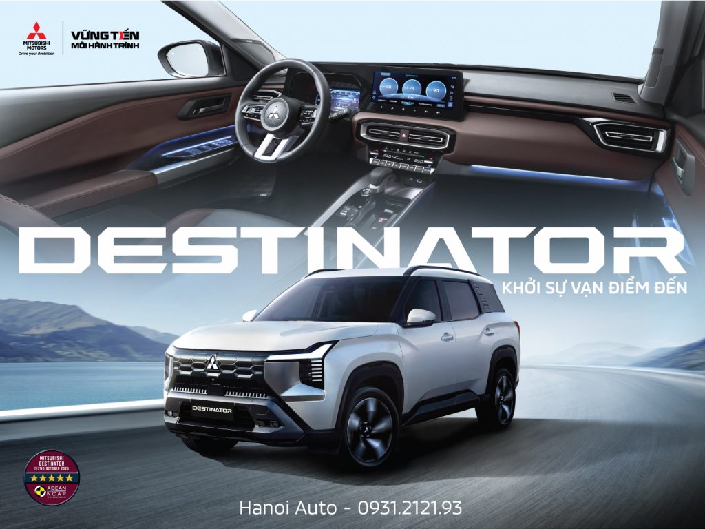Giá bán chính thức Mitsubishi Destinator tại Việt Nam