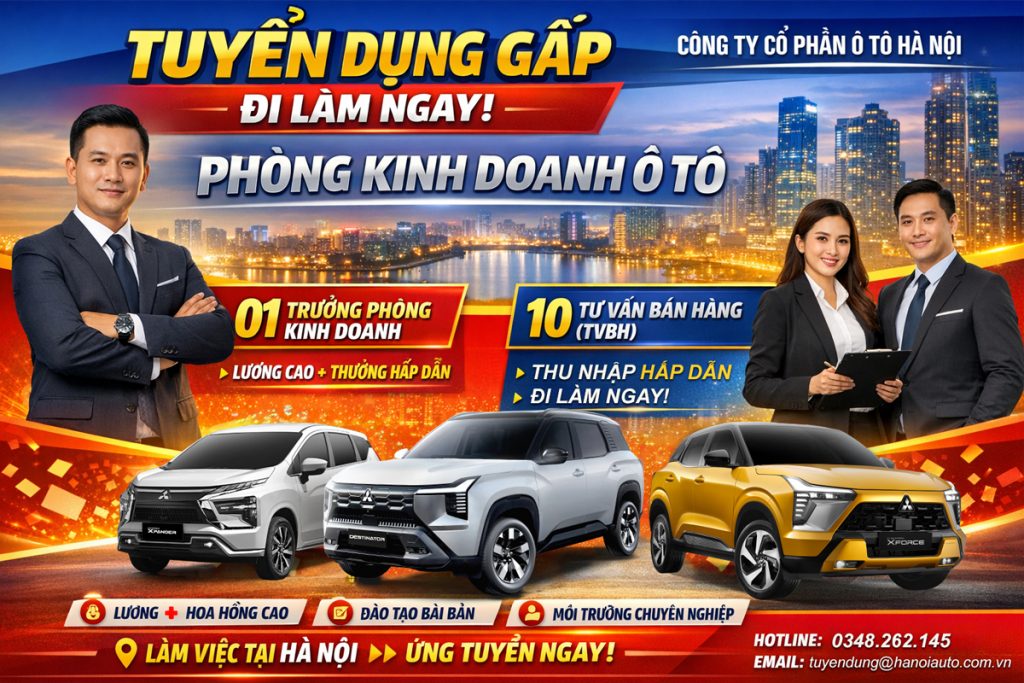 TUYỂN DỤNG GẤP – ĐI LÀM NGAY
