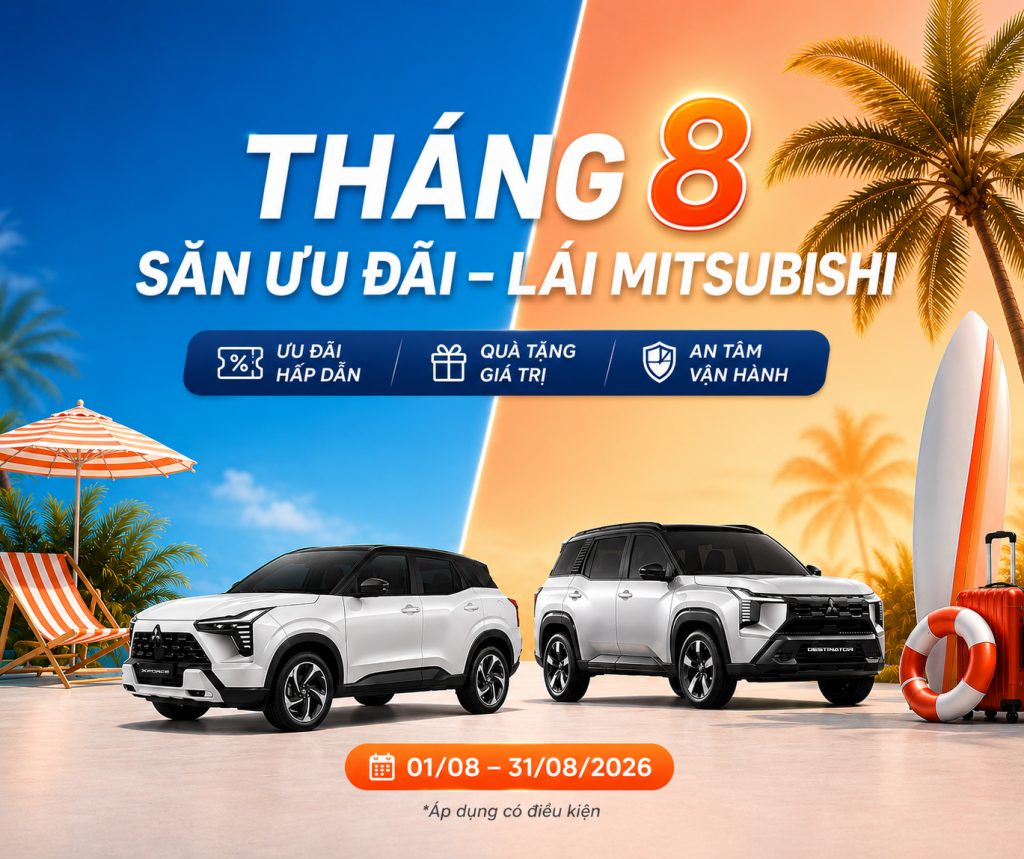 Bảng giá xe Mitsubishi cập nhật mới 2026